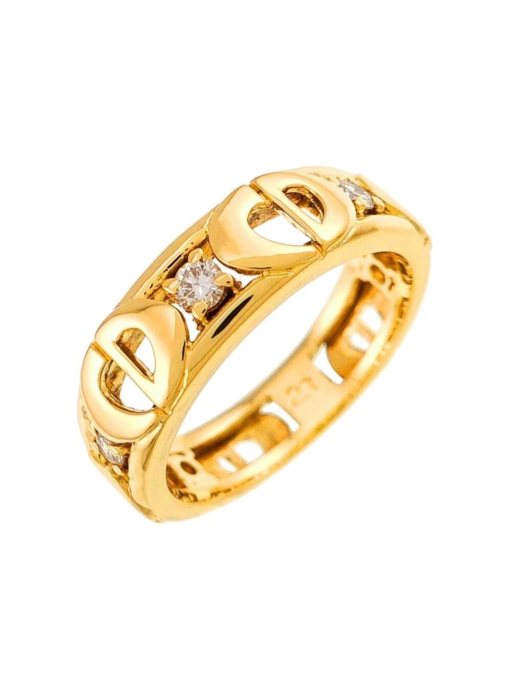 Dior Ring Diamond 18k Yellow Gold